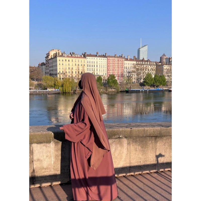 SEERAH.FR Abaya Bois de rose Abaya Layana - Abaya Modestfashion