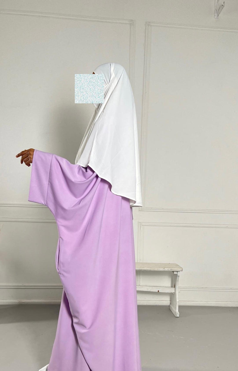 SEERAH.FR Blanc Khimar Sophia