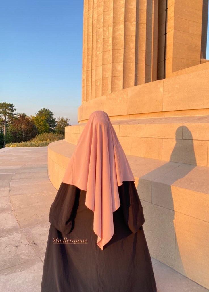 SEERAH.FR Rose Khimar Madina Court